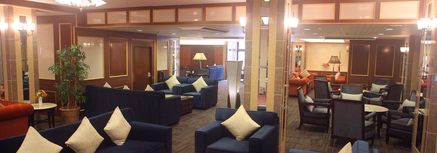 海月館の1Fラウンジ